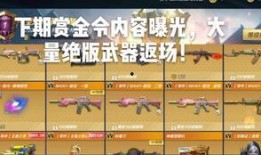 cf手游下期赏金令最新爆料,神秘新武器曝光，战局再掀风云！